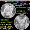 Image 1 : ***Auction Highlight*** 1883-cc Morgan Dollar GSA Hoard $1 Grades Choice Unc+ DMPL (fc)
