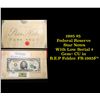 Image 1 : 1995 $5 Federal Reserve Star Notes With Low Serials Gem+ CU in B.E.P Folder. FR-1985F*