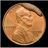 Image 2 : 1970-s Lincoln Cent Mint Error 1c Grades GEM+ Unc RB