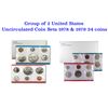 Image 1 : Group of 2 United States Mint Set in Original Government Packaging! From 1978-1979 with 24 Coins Ins