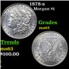 Image 1 : 1878-s Morgan Dollar $1 Grades Select Unc