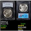 Image 1 : PCGS 1923-p Peace Dollar $1 Graded ms63 By PCGS