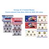 Image 1 : Group of 2 United States Mint Set in Original Government Packaging! From 2002-2003 with 40 Coins Ins