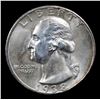 Image 2 : 1938-s Washington Quarter 25c Grades GEM+ Unc