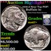 ***Auction Highlight*** 1938-d Buffalo Nickel Near Top POP! 5c Graded Gem++ Unc By USCG (fc)