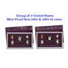 Image 1 : Group of 2 United States Mint Proof Sets 1992-1993 10 coins