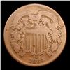 Image 2 : 1864 Large Motto Two Cent Piece 2c Grades f+