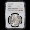 Image 2 : NGC 1885-o Morgan Dollar $1 Graded ms64 By NGC