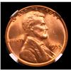 Image 2 : ***Auction Highlight*** NGC 1955-p Lincoln Cent 1c Graded ms66 rd By NGC (fc)