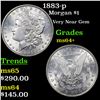 Image 1 : 1883-p  Morgan Dollar Vam 23 R5 $1 Grades GEM+ Unc