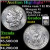***Auction Highlight*** 1904-s Morgan Dollar Vam-7 I-2 R-5 $1 Graded ms62 By SEGS (fc)