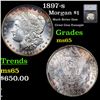 1897-s Morgan Dollar $1 Graded ms65 By SEGS
