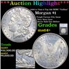 ***Auction Highlight*** 1890-cc Morgan Dollar Vam-4 Top 100 WOW! 'Tailbar' $1 Graded ms64+ By SEGS (