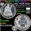 Proof ***Auction Highlight*** 1891 Seated Liberty Dime TOP POP! 10c Graded pr68 By SEGS (fc)
