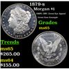1879-s Morgan Dollar $1 Grades GEM Unc