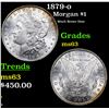 Image 1 : 1879-o Morgan Dollar $1 Grades Select Unc