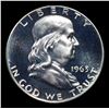 Image 2 : Proof 1963 Franklin Half Dollar 50c Grades GEM++ Proof Deep Cameo