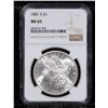 Image 2 : NGC 1881-s Morgan Dollar $1 Graded ms65 By NGC