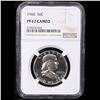Image 2 : Proof NGC 1960 Franklin Half Dollar 50c Graded pr67 cam By NGC