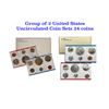 Image 1 : Group of 2 United States Mint Set in Original Government Packaging! From 1976-1977 with 24 Coins Ins