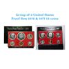 Group of 2 United States Mint Proof Sets 1976-1977 12 coins