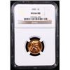Image 2 : NGC 1935-p Lincoln Cent 1c Graded ms66 rd By NGC