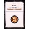 Image 2 : NGC 1951-d Lincoln Cent 1c Graded ms65 rd By NGC