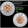1962-d Numismatic Convention Lucky Penny Lincoln 1c Lincoln Cent 1c Grades NG