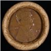 Image 2 : Mixed small cents 1c orig shotgun roll, 1917-d Wheat Cent, 1890 Indian Cent other end, Brinks Wrappe