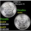 Image 1 : 1882-o Morgan Dollar $1 Grades Choice Unc