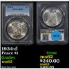 Image 1 : PCGS 1934-d Peace Dollar $1 Graded ms62 By PCGS