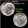 Image 1 : 1954-s Roosevelt Dime 10c Grades gem+ Unc FT