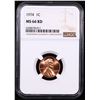 Image 2 : NGC 1974-p Lincoln Cent 1c Graded ms66 rd By NGC