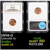 Image 1 : NGC 1958-d Lincoln Cent 1c Graded ms66 rd By NGC