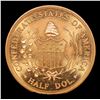 Image 2 : 1961 Montgomery Civil War Centennial Confederate States of America 50c Commem Token Grades GEM Unc