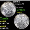 Image 1 : 1889-p Morgan Dollar $1 Grades Choice+ Unc