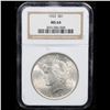 Image 2 : NGC 1922-p Peace Dollar Old Holder 1 Graded ms64 By NGC