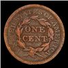 Image 3 : 1854 Braided Hair Large Cent 1c Grades f details