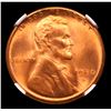 Image 2 : ***Auction Highlight*** NGC 1950-s Lincoln Cent Near TOP POP! 1c Graded ms67 rd By NGC (fc)