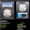 Image 1 : PCGS 1880-s Morgan Dollar $1 Graded ms64 By PCGS