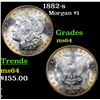 Image 1 : 1882-s Morgan Dollar $1 Grades Choice Unc