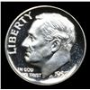 Image 2 : Proof 1957-p Roosevelt Dime 10c Grades GEM++ Proof Cameo