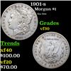 1901-s Morgan Dollar $1 Grades vf++