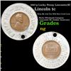 Image 1 : 1947-p Lucky Penny Lincoln Cent Lancaster,SC  1c Grades NG