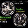 Image 1 : Proof 1989 French 100 Francs 100f Grades GEM++ Proof Deep Cameo