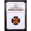Image 2 : NGC 1975-p Lincoln Cent 1c Graded ms66 rd By NGC