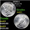 Image 1 : 1926-s Peace Dollar $1 Grades Select Unc