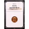 Image 2 : NGC 1938-s Lincoln Cent 1c Graded ms66 rd By NGC