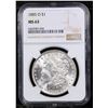 Image 2 : NGC 1885-o Morgan Dollar $1 Graded ms63 By NGC