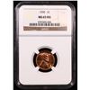 Image 2 : NGC 1935-p Lincoln Cent 1c Graded ms65 rd By NGC
